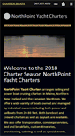 Mobile Screenshot of northpointyachtcharters.com