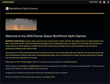 Tablet Screenshot of northpointyachtcharters.com